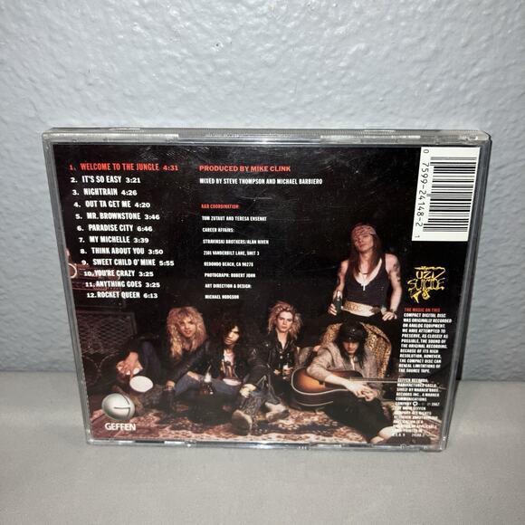 Cd Used Guns N' Roses Appetite For Destruction 1987 Geffen Records See Pics - Picture 2 of 5